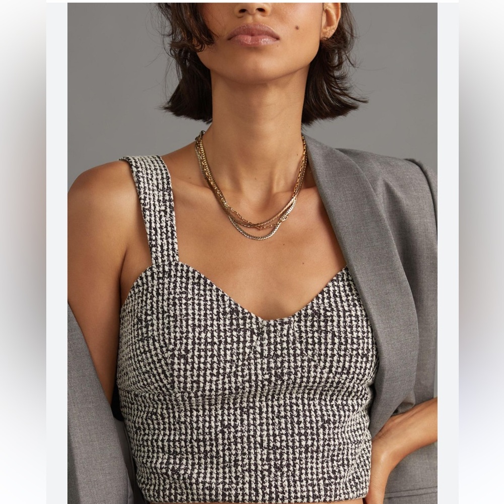 Tweed Bustier - Picture 2 of 11